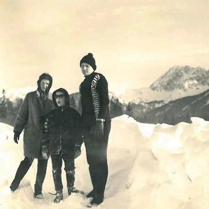 Erster Betriebsausflug mit dem ersten Lehrling Erhard Schnee.