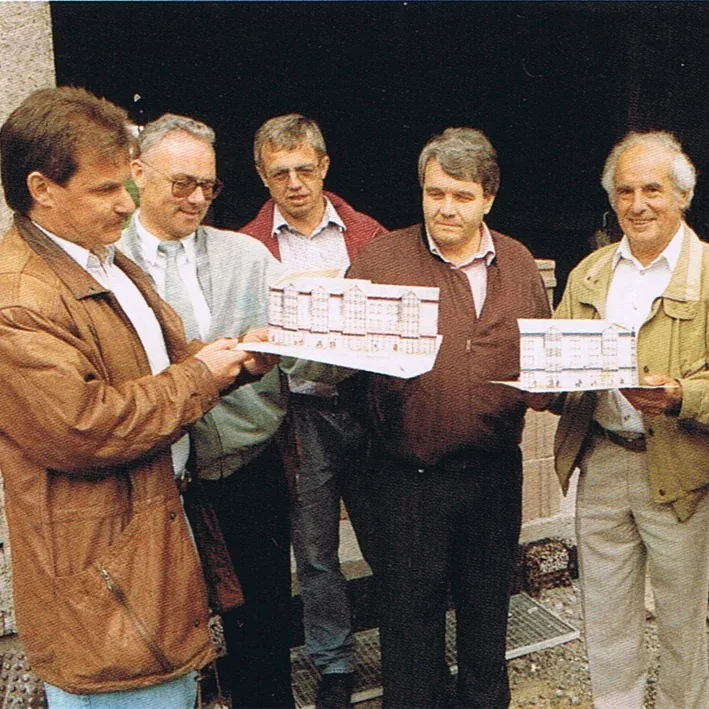 Umfirmierung zu Architekturbüro Thomas & Rudolf Schäfer.