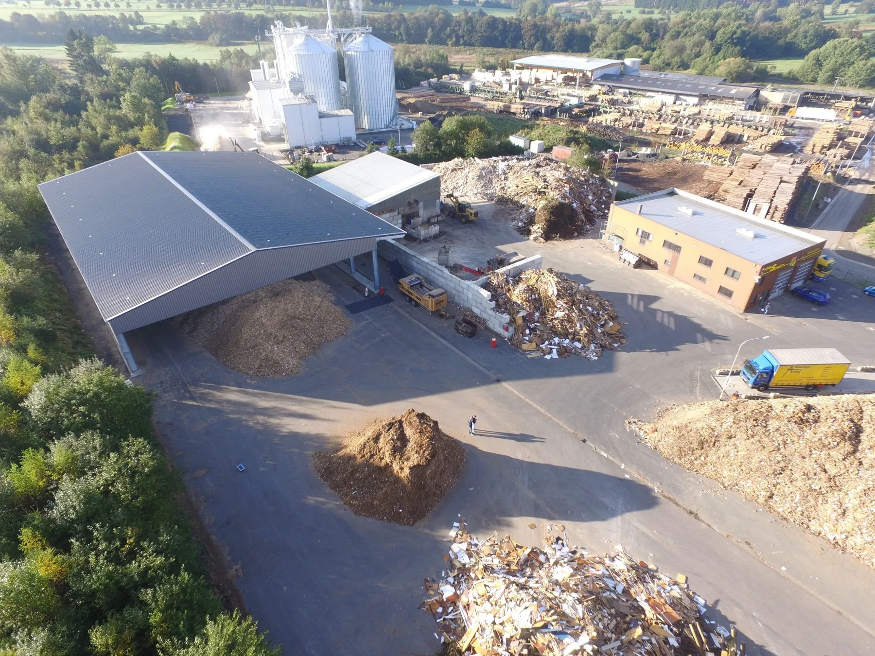 Neubau Lagerhalle im Industriegebiet in Stockum-Püschen