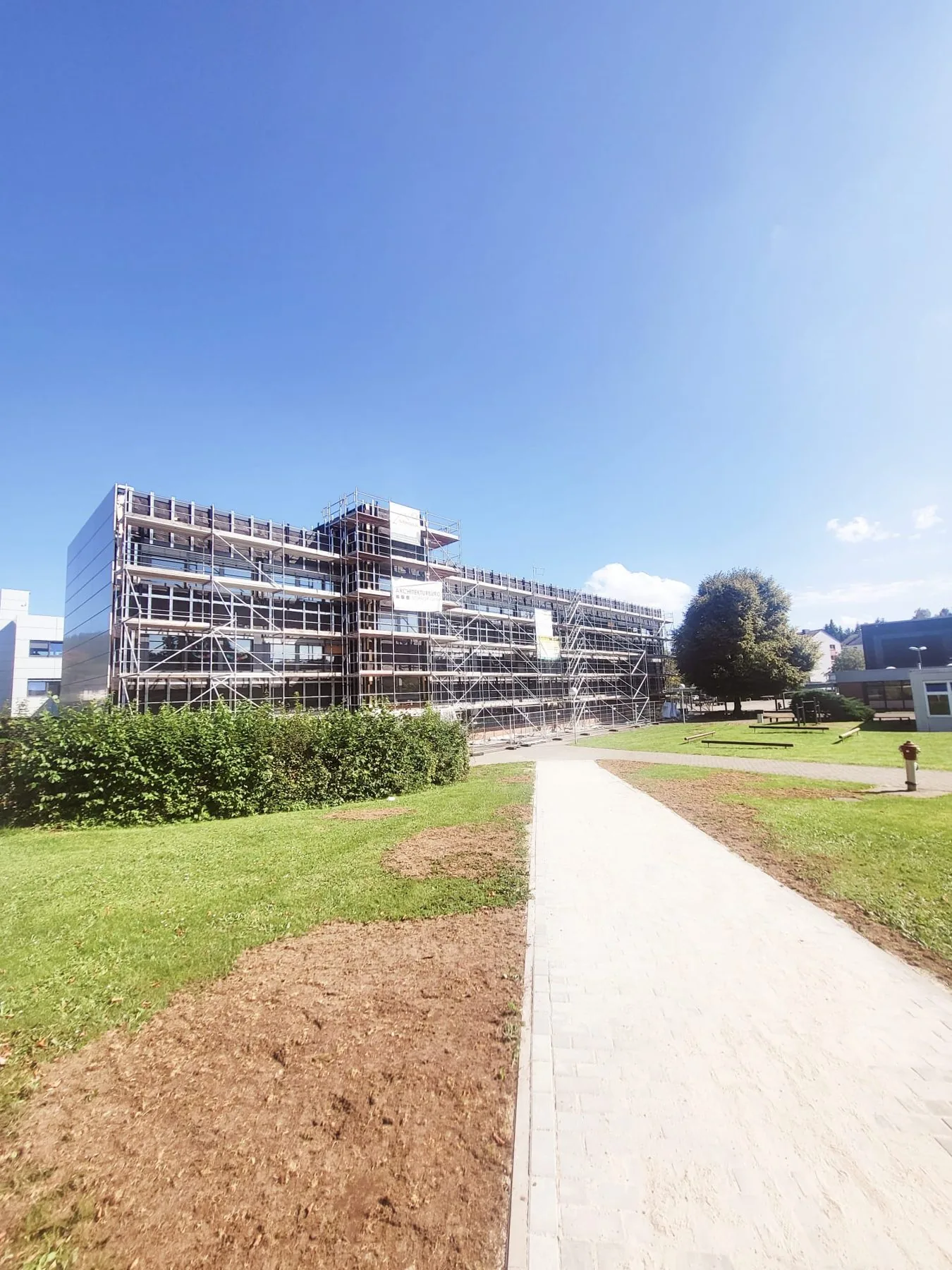 Fassadensanierung 4. Bauabschnitt Realschule in Westerburg